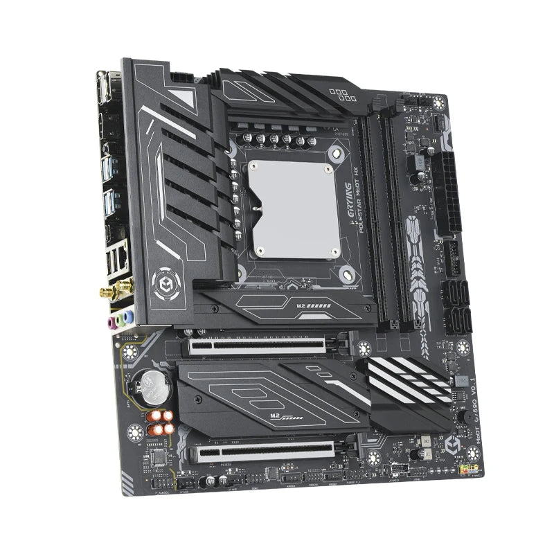 ERYING Motherboard and Processor Kit i7 13650HX 14C20T Integrated CPU DDR5 RAM NVME LGA 1151/1700 DIY Gaming Computer placa mae