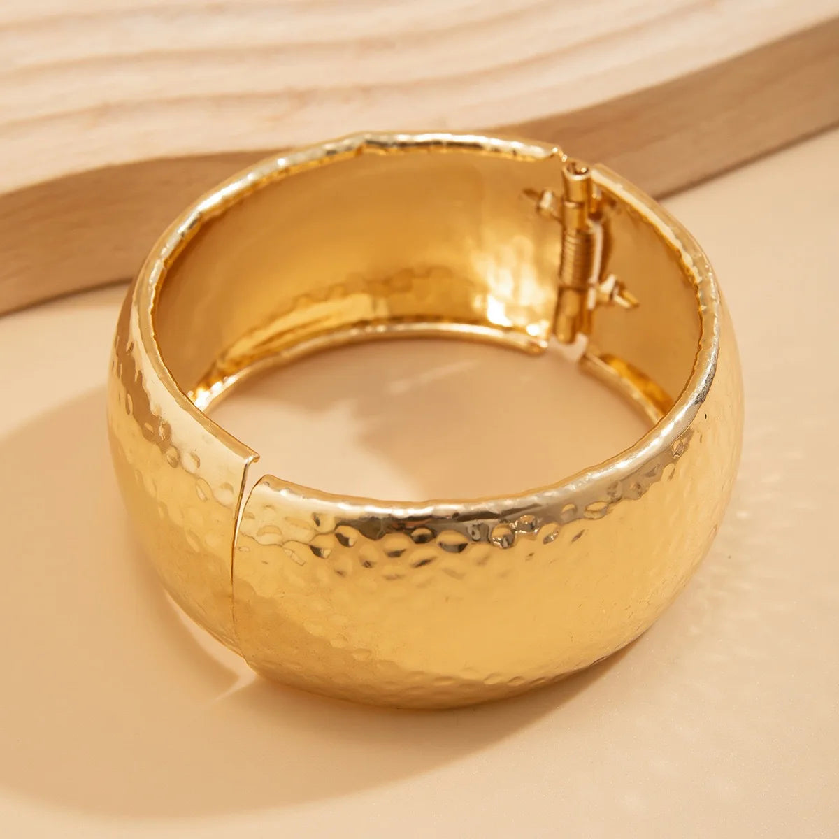 Glossy Gold Color Bracelet Bangles Women Jewelry